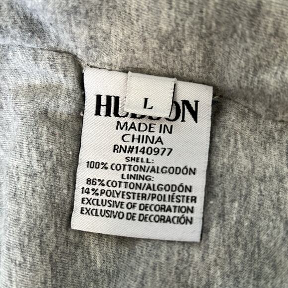 Hudson Girl’s Blue Lined Sift Jean Zip Up Embroidered Jacket Size‎ L - Picture 13 of 15